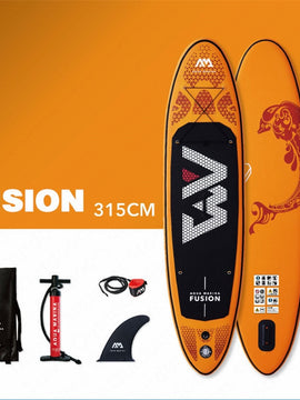 Free Shipping Aqua Marina Fusion 315*76*15cm Stand Up Paddle Board Inflatable Sup-Board Surfboard