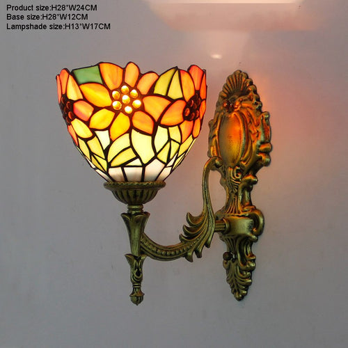 Modern Glass Lampshade Batterfly Pyramid Art Wall Lamp - OZN Shopping