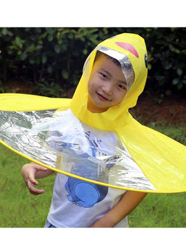 Raincoat  Outdoor UFO Transparent Waterproof Umbrella