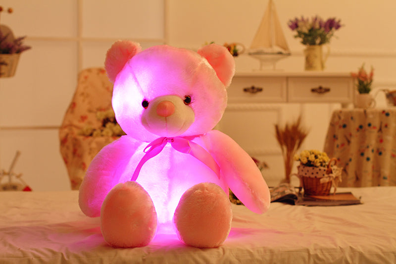 Light Up LED Teddy Bear Colorful Glowing Stuffed Toy - OZN Shopping