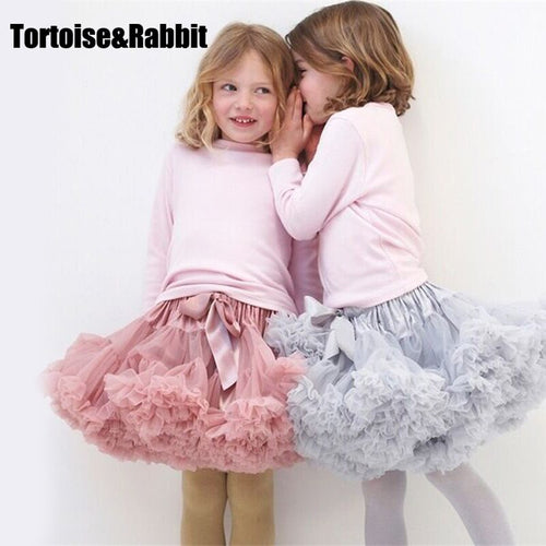 Girl Kids Fluffy Skirt Ballerina Party Clothes - OZN Shopping