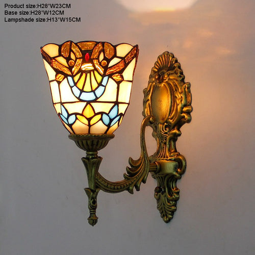 Modern Glass Lampshade Batterfly Pyramid Art Wall Lamp - OZN Shopping