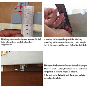 Cabinet Drawer Door Tap Lock