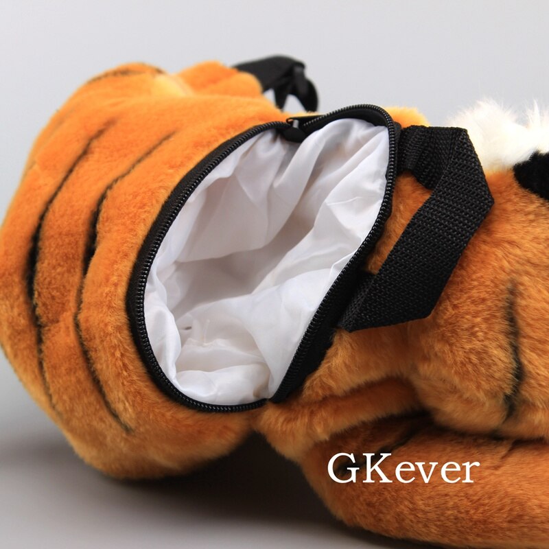 Lovely Tiger Plush Backpack White Color Tiger Stuffed Animals Soft Stuffed Toy Dolls 34 cm - OZN Shopping