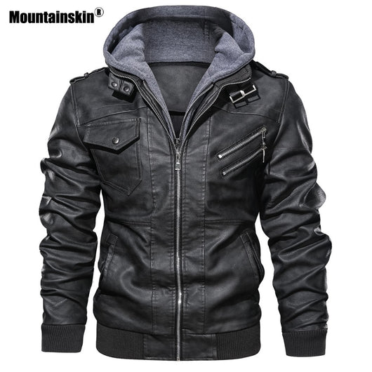 Mountainskin New Men's Leather Jackets - OZN Shopping