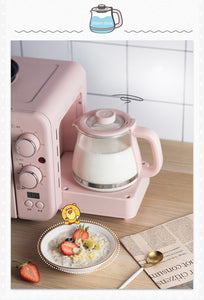 Multifunction Breakfast Machine Mini Household Electric Oven Cake Baking Fry Pan Warm Drinking Pot Toaster - OZN Shopping