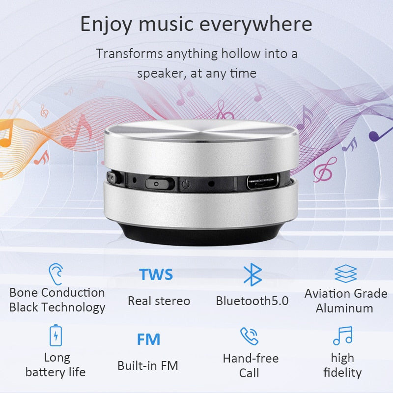 Bluetooth Speaker Vibration Stereo