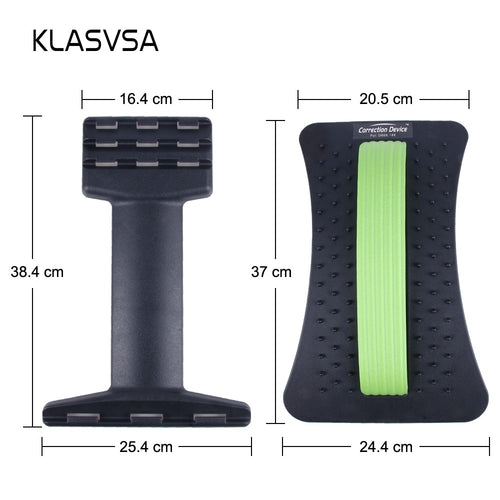 Back Stretcher Massager Neck Waist Pain Relief Massage Muscle Stimulator Relaxation Fitness Equipment - OZN Shopping