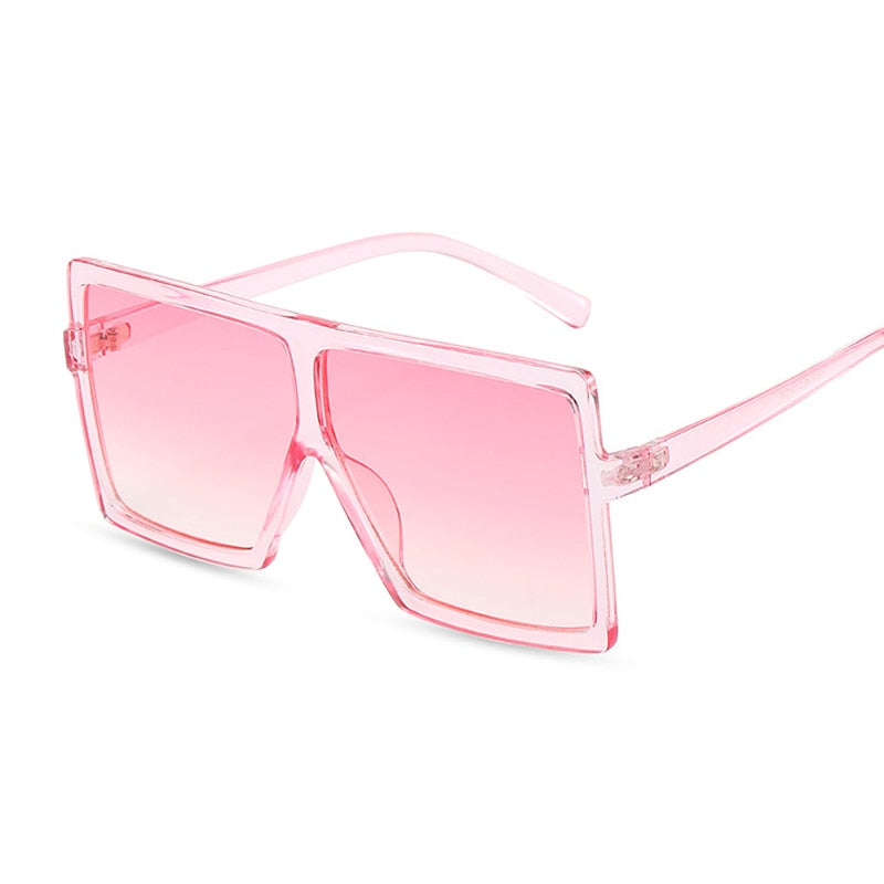 Fashion Brand Design New Sunglasses Women Flat Top Square Luxury Sun Glasses Vintage UV400 Sunglass Shades Eyewear Oculos De Sol - OZN Shopping