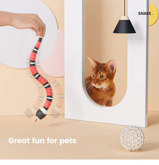 Smart Sensing Snake Cat Toys