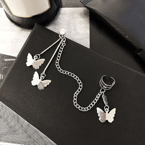 Sparkling Earings Butterfly Clips - OZN Shopping