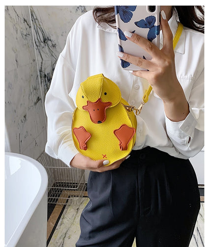 Cute Cartoon Duck Ladies Shoulder Bag - OZN Shopping