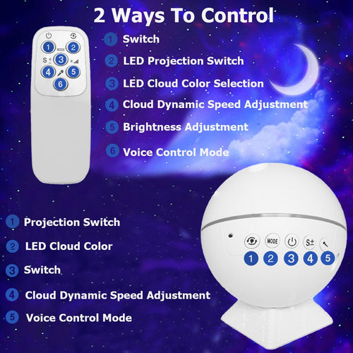 Starry Sky Ceiling Night Star Galaxy Projector - OZN Shopping