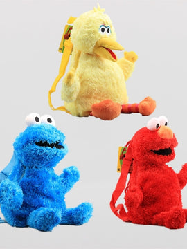 Sesame Street Bags - Elmo , Big Bird & Cookie Monster