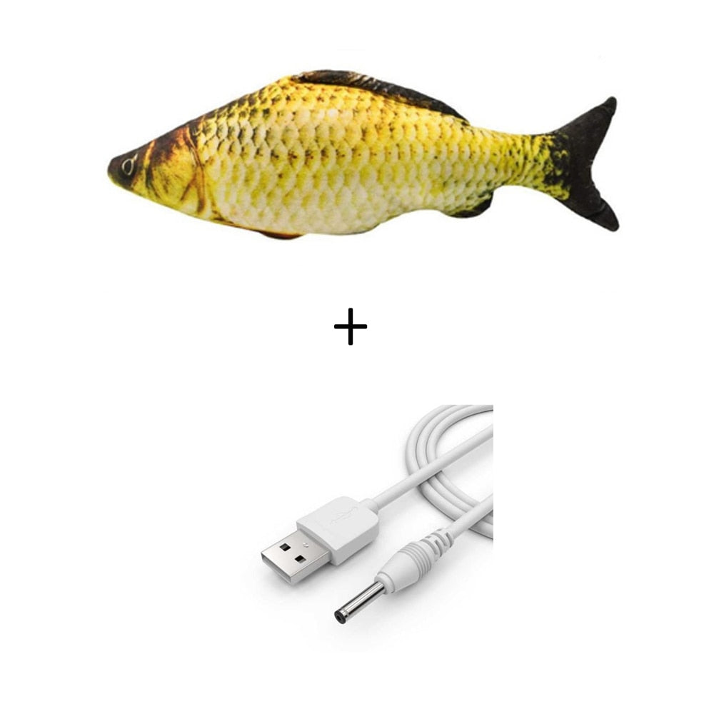 Cat Fish Electric USB Charging Simulation Fish Toys - OZN Shopping