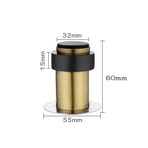 Wall Pin Bumper Scratch Protection Stainless Steel Door Stops Rubber Door Protective Pad Door Stopper Wall Protector Anti-collision Door Holder Heavy Duty - OZN Shopping