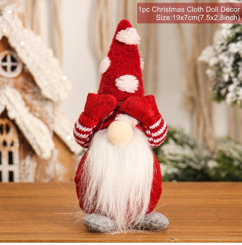 Dwarfs Gnome Christmas Faceless Doll Merry Christmas Decorations For Home Cristmas Ornament Xmas Navidad Natal New Year 2022 - OZN Shopping