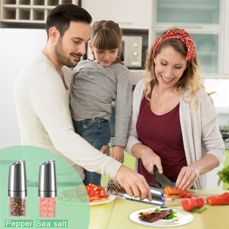 Electric Automatic Salt and Pepper Grinder  Kitchen Tools