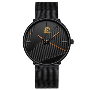 Fashion  Classic Black Men Watch - OZN Shopping