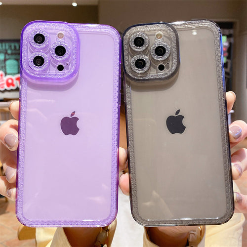 Glitter Diamond Pattern Phone Case for iPhone Cover