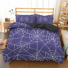 Load image into Gallery viewer, Spider Web Printed 3d Bedding Set Cartoon Home Decor Duvet Cover With Pillowcase For Bedroom Decoration Bedclothes - OZN Shopping
