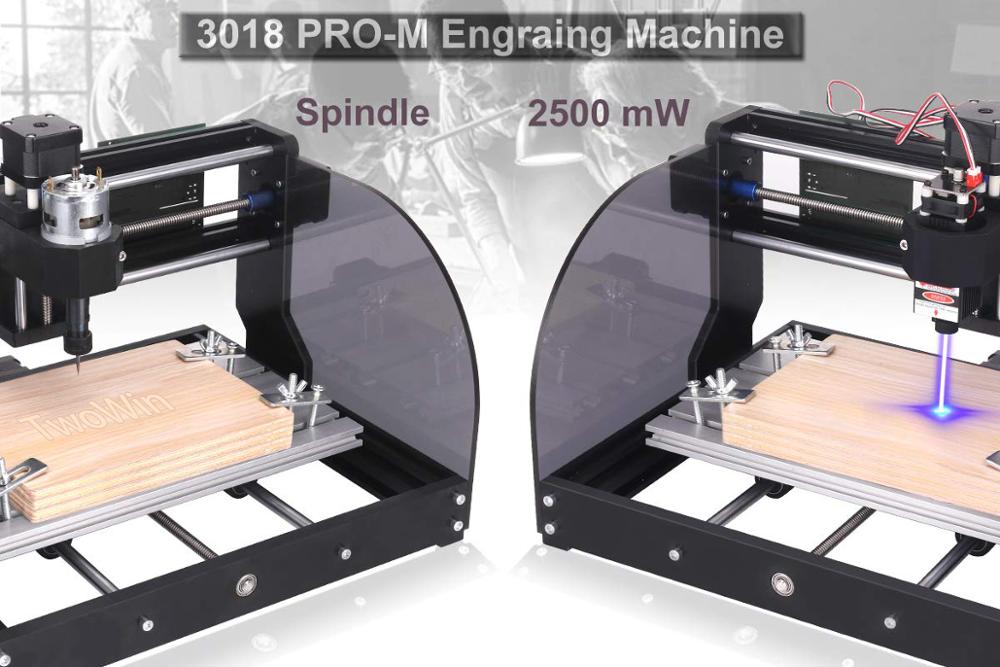 3D Printer CNC 3018 Pro Max Laser Engraver GRBL DIY 3Axis PBC Milling Laser Engraving Machine Wood Router Upgraded 3018 Pro - OZN Shopping