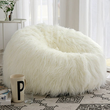 Soft Fluffy Wool Fur Bean Bag Lazy Couch Chair - OZN Shopping