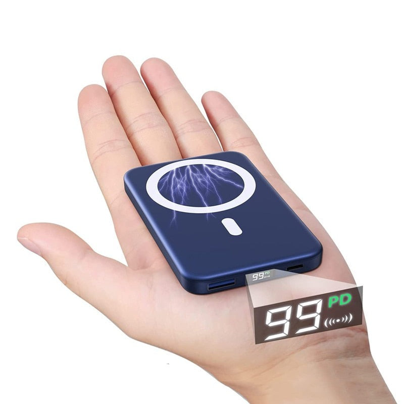 Portable Magnetic Power Bank Fast Charging Powerbank - OZN Shopping