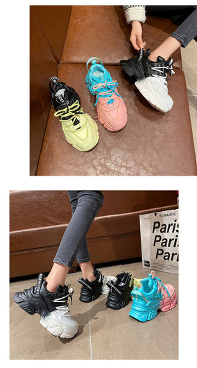 Women Mix Color Sneaker Shoes