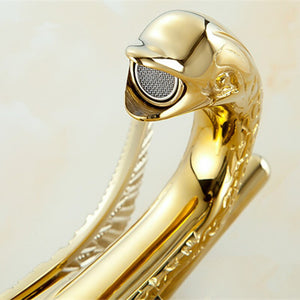 New Design Swan Faucet - Gold Plated Wash Basin Taps - OZN Shopping