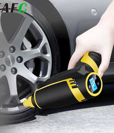 120W Wireless Car Air Compressor  Handheld USB Rechargeable Tire Inflator Digital Inflatable Pump Pressure Gauge Car Accessories