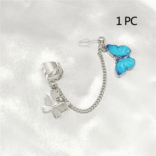 Sparkling Earings Butterfly Clips - OZN Shopping
