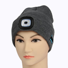 Load image into Gallery viewer, Bluetooth LED Hat Wireless Smart Cap Headphone Speaker - OZN Shopping
