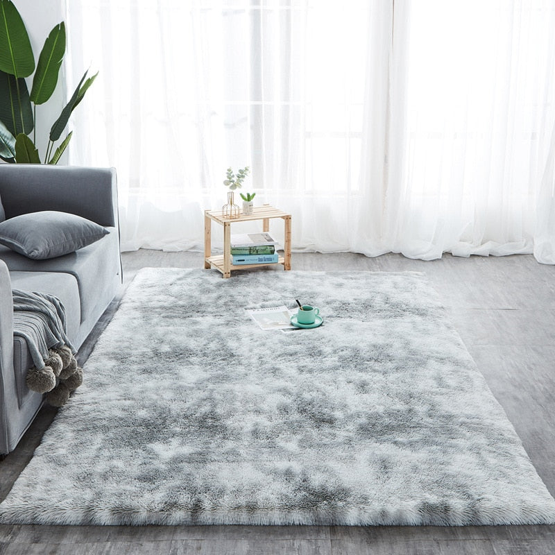 Fur Carpet Printed  Floor Fluffy Mats - OZN Shopping