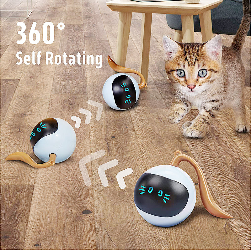 Rolling Automatic Smart Cat Ball Toys - OZN Shopping