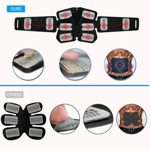 Abdominal Muscle Stimulator Trainer EMS Abs Fitness Equipment Training Gear Muscles Electrostimulator Toner Exercise At Home Gym - OZN Shopping