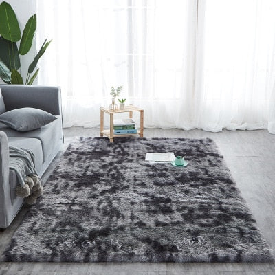 Fur Carpet Printed  Floor Fluffy Mats - OZN Shopping