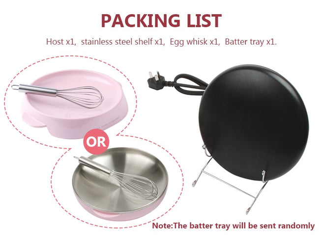 Automatic Non-stick Crepe Makers Pancake Pizza Maker Household Kitchen Tool Electric Baking Pan - OZN Shopping
