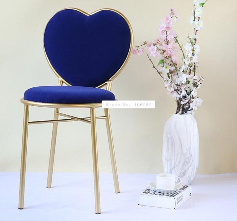 Modern Class Love Heart Shape Soft Seat Chair  ( Free Delivery ) - OZN Shopping