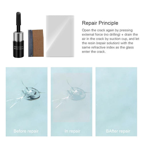 Cracked Glass Repair Kit Windshield Nano Repair Liquid DIY Car Window Phone Screen Repair Utensil Scratch Crack Restore TSLM1 - OZN Shopping
