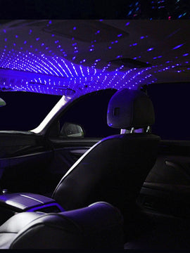 Car Roof Star Light Interior LED Starry Laser Atmosphere Ambient Projector USB Auto Decoration Night Home Decor Galaxy Lights