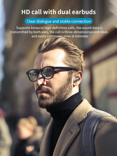 2 in 1 Bluetooth Earphone and Power Bank Touch Control  With LED Display