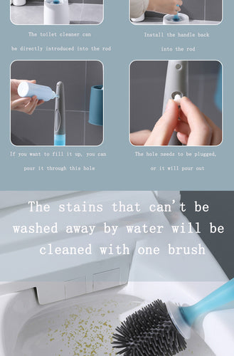 Multifunction Toilet Brush Liquid Fill - OZN Shopping