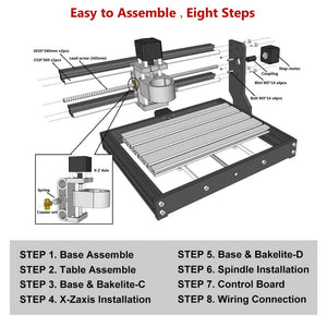 3D Printer CNC 3018 Pro Max Laser Engraver GRBL DIY 3Axis PBC Milling Laser Engraving Machine Wood Router Upgraded 3018 Pro - OZN Shopping