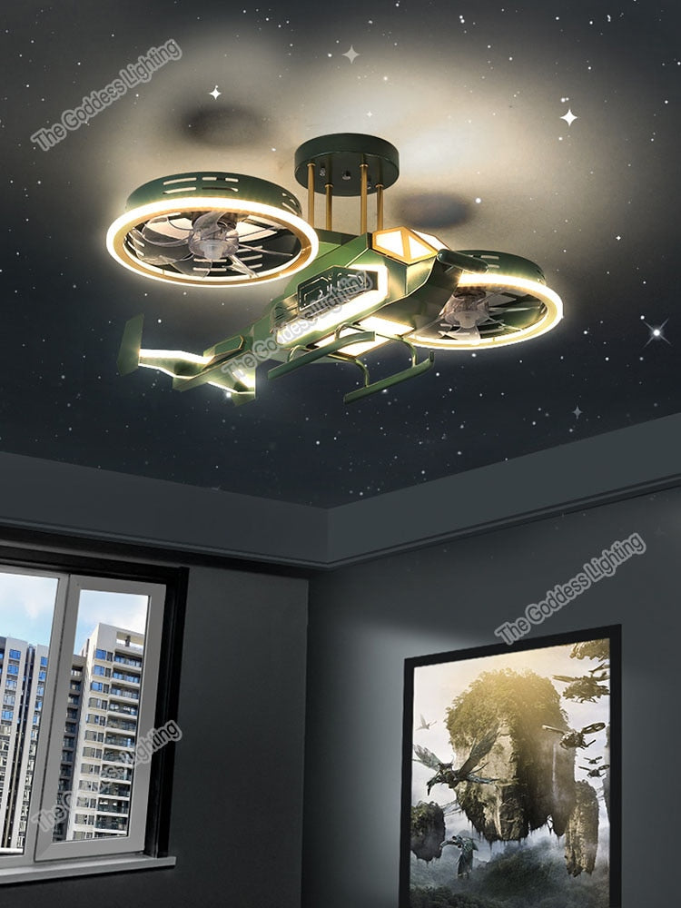 AirPlane LED Chandelier Ceiling Lamp Decor Light