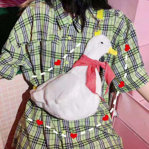 Kids Girls Bags for Women Dolls Duck Plush Purse Messengers Bags Handbag Cartoon Animals Shape Crossbody Bags Shoulder Bag - OZN Shopping