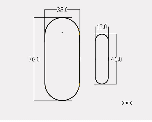 Door Sensor Open Close Detector with Smartlife APP Notification