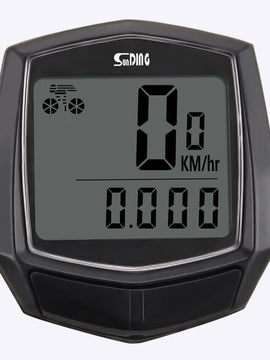 Waterproof Bike Computer With LCD Digital Display Bicycle Odometer Speedometer Cycling Wired Stopwatch Riding Accessories