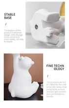 Load image into Gallery viewer, Cute Bear Tray Holder Statue Home Decoration
