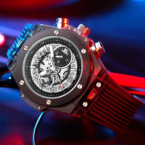 Branded Transparent Fashion Casual Quartz  Wrist Watch - OZN Shopping